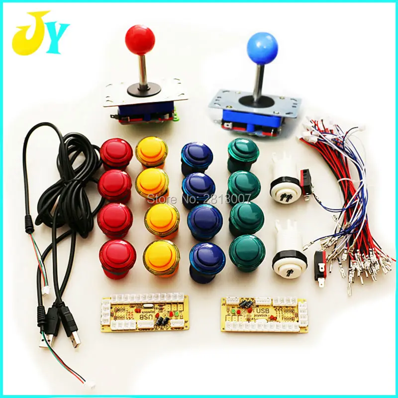 DIY аркадный шкаф комплект нулевой задержки аркадная игра USB энкодер ПК Zippy джойстик кнопка для Mame Jamma