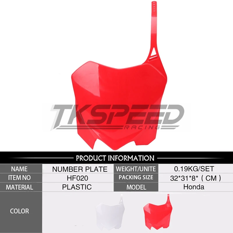 Передние панели табличка ДЛЯ CRF CRF250R 10 13 CRF450R 09 12 Off road мотокроссу|Накладки и