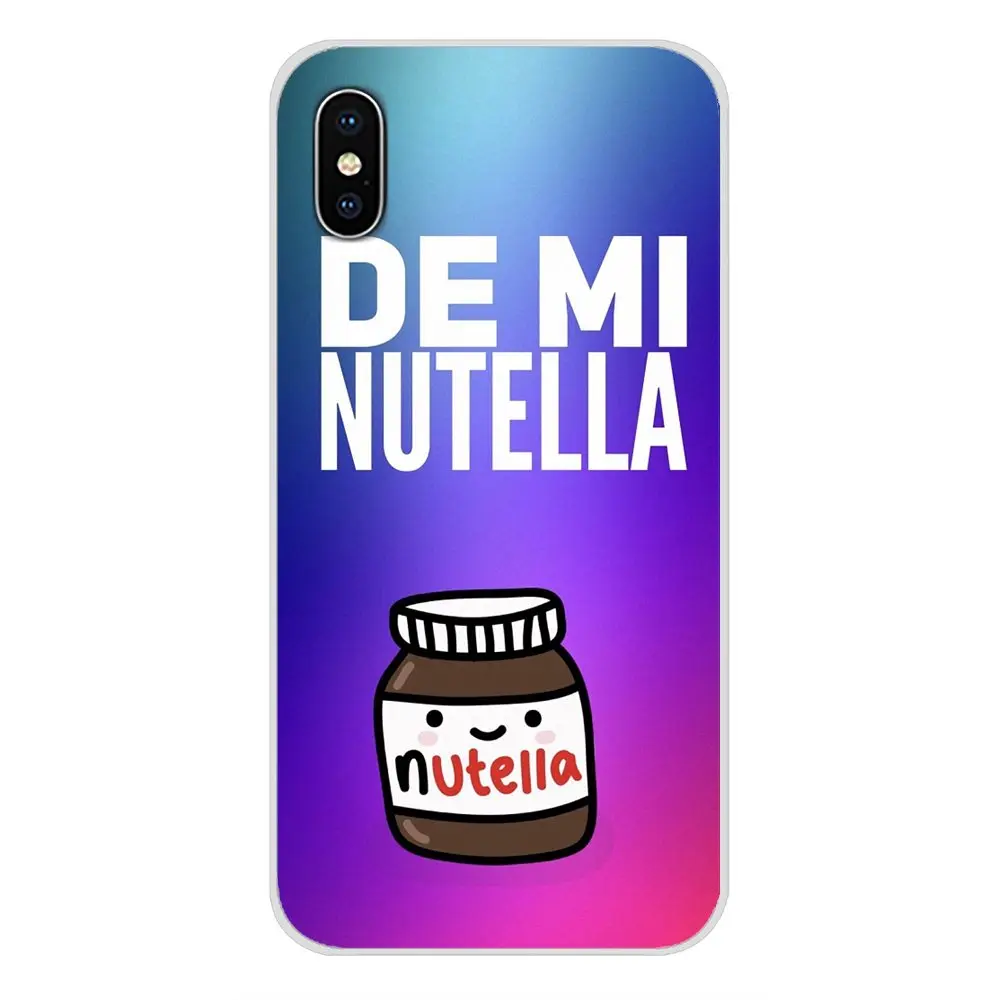Чехол для телефона шоколадный Tumblr Nutella бутылка коллаж Apple iPhone X XR XS MAX 4 4S 5 5S 5C SE 6 6S 7 8