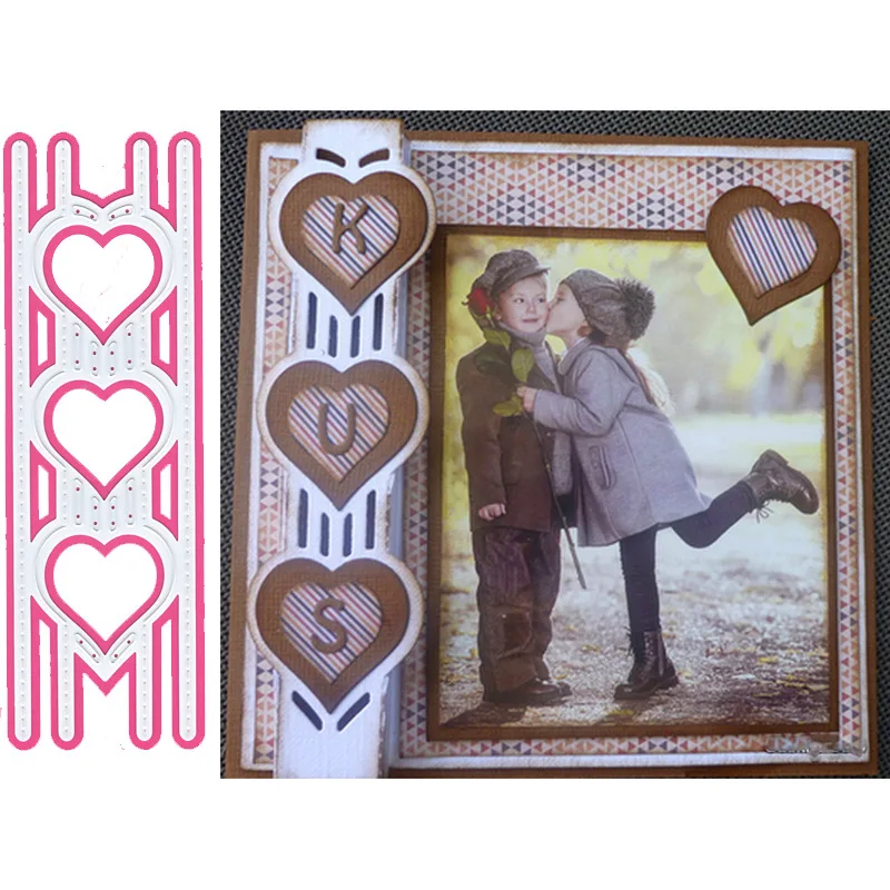 

Heart Pop Up Metal Cutting Dies for Scrapbooking Paper Craft Embossing Die Card Making Stencils New 2019
