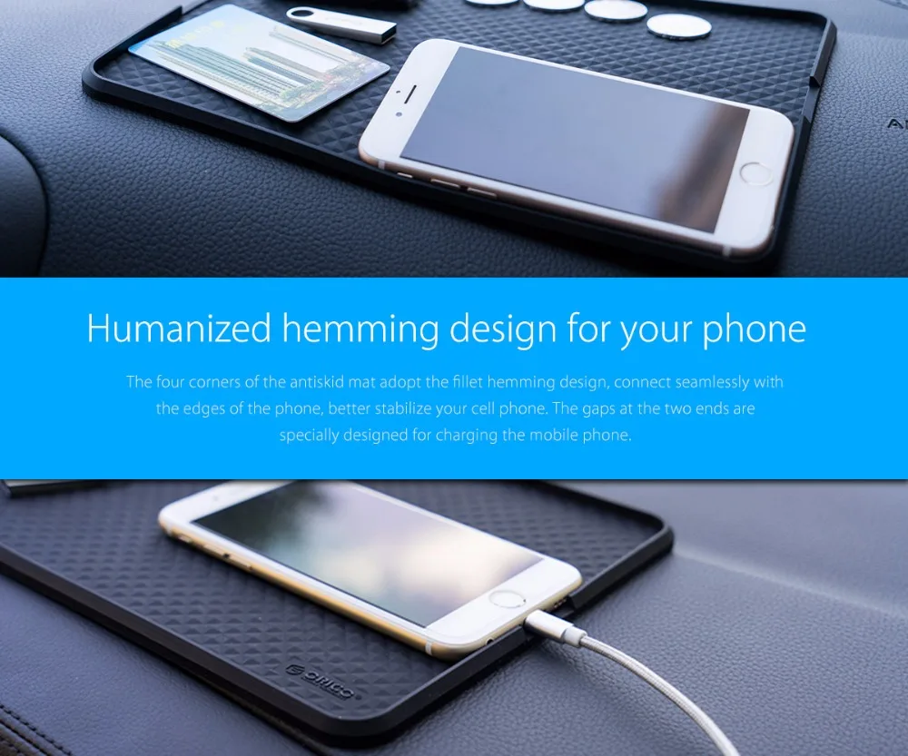 ORICO CSP2 силиконовый Мобильный телефон Автомобильный держатель силиконовая