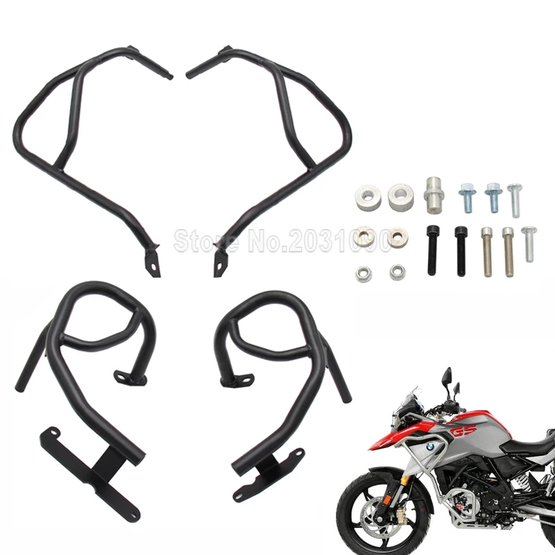 Защита бака мотоцикла для BMW G310GS G310 GS 2017 2018 черная защита Бампера верхней и нижней