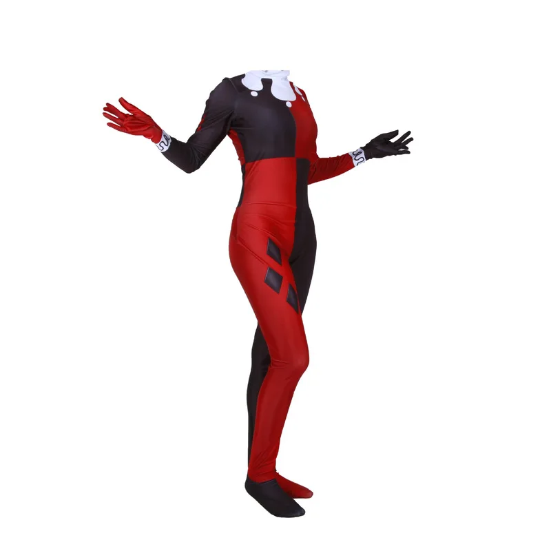 Отряд Самоубийц Harley Quinn сексуальный костюм для косплея Женский на Хэллоуин