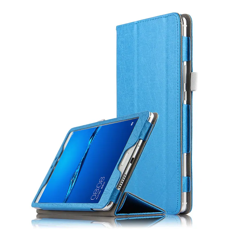 blue Чехол для huawei MediaPad M3 lite чехол Крышка 8,0 дюймов M3 lite 8 Кожаный Защитный протектор CPN-L09 CPN-W09 CPN-AL00 планшетный ПК чехол - Цвет: blue