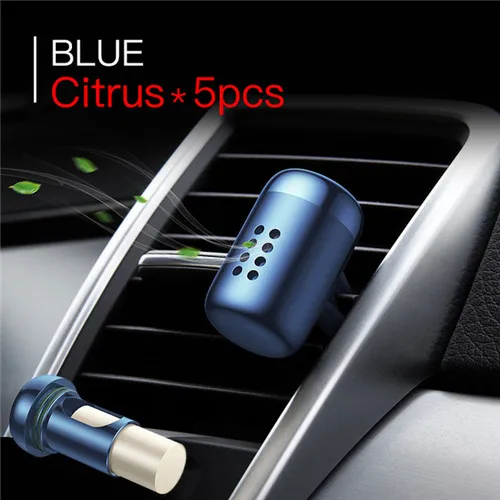 Blue 5Pcs Citrus Baseus освежитель воздуха в машину ароматизатор для автомобиля духи,ароматизатор в машину - Название цвета: Blue 5Pcs Citrus