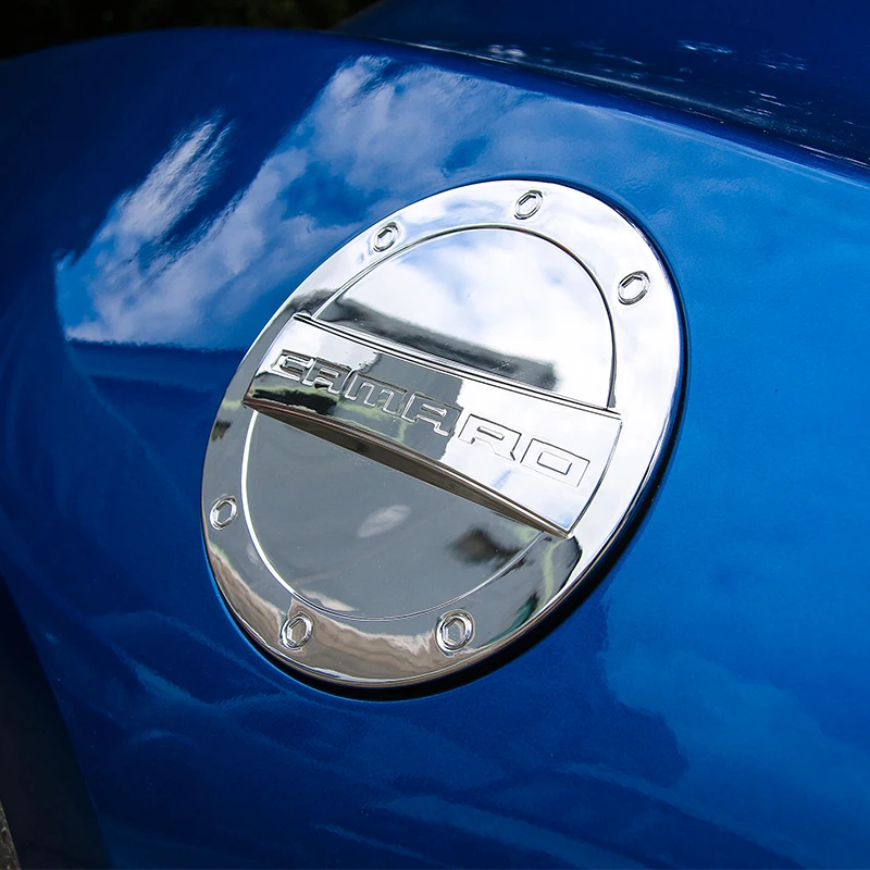 Наклейка защитная MOPAI из АБС пластика на крышку бензобака для Chevrolet Camaro 2017 и