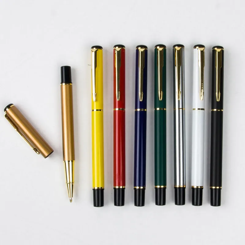 

Luxury Business Office Sign Pen Metal Ballpoint Pens Student Writing School Rollerball Pen Stationery Supplies