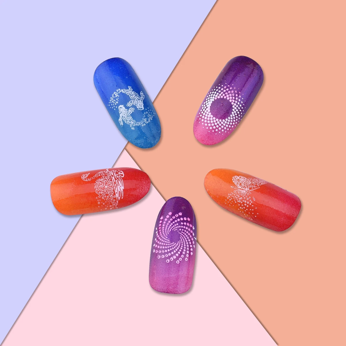 Beautybigbang штампованные пластины из нержавеющей стали Геометрия панда Лебедь