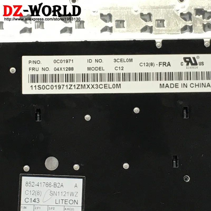 Новый оригинальный клавиатура с французской раскладкой для Thinkpad L430 L530 T430 T430i T430S