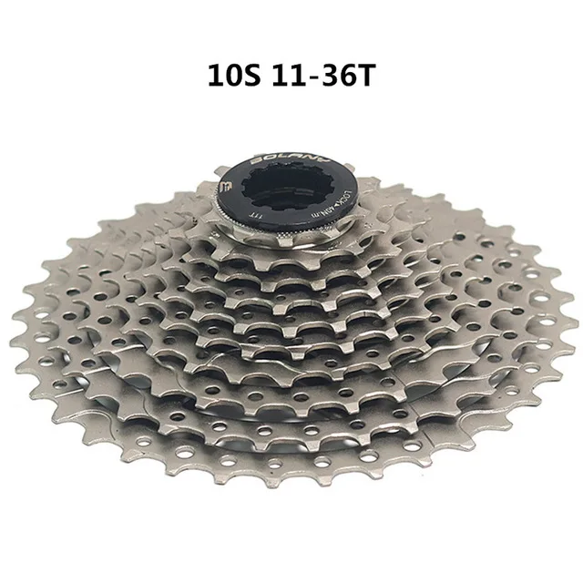 10S 11 36T BOLANY Дорожный/горный велосипед кассета маховик 8 S/9 S/10 S/11 S/12 S 11-52T скорость полный диапазон совместим с SHIMANO - Цвет: 10S 11 36T