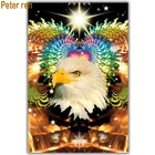 Алмазная живопись Питер Рен, вышивка крестиком, алмазная вышивка, животное 5d, квадратнаякруглая бриллиантовая картина, суперзвезда, Орел