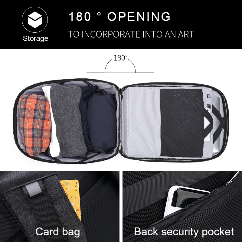 Брендовый водонепроницаемый рюкзак для мужчин с usb зарядкой повседневная