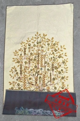

Antique Brocade Embroidery Painting (Tree of Money)