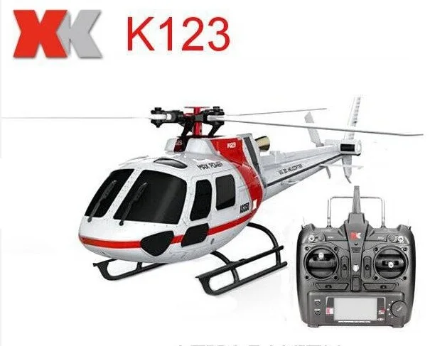 Оригинальный Радиоуправляемый вертолет XK K123 2 4 ГГц 6 каналов бесщеточный
