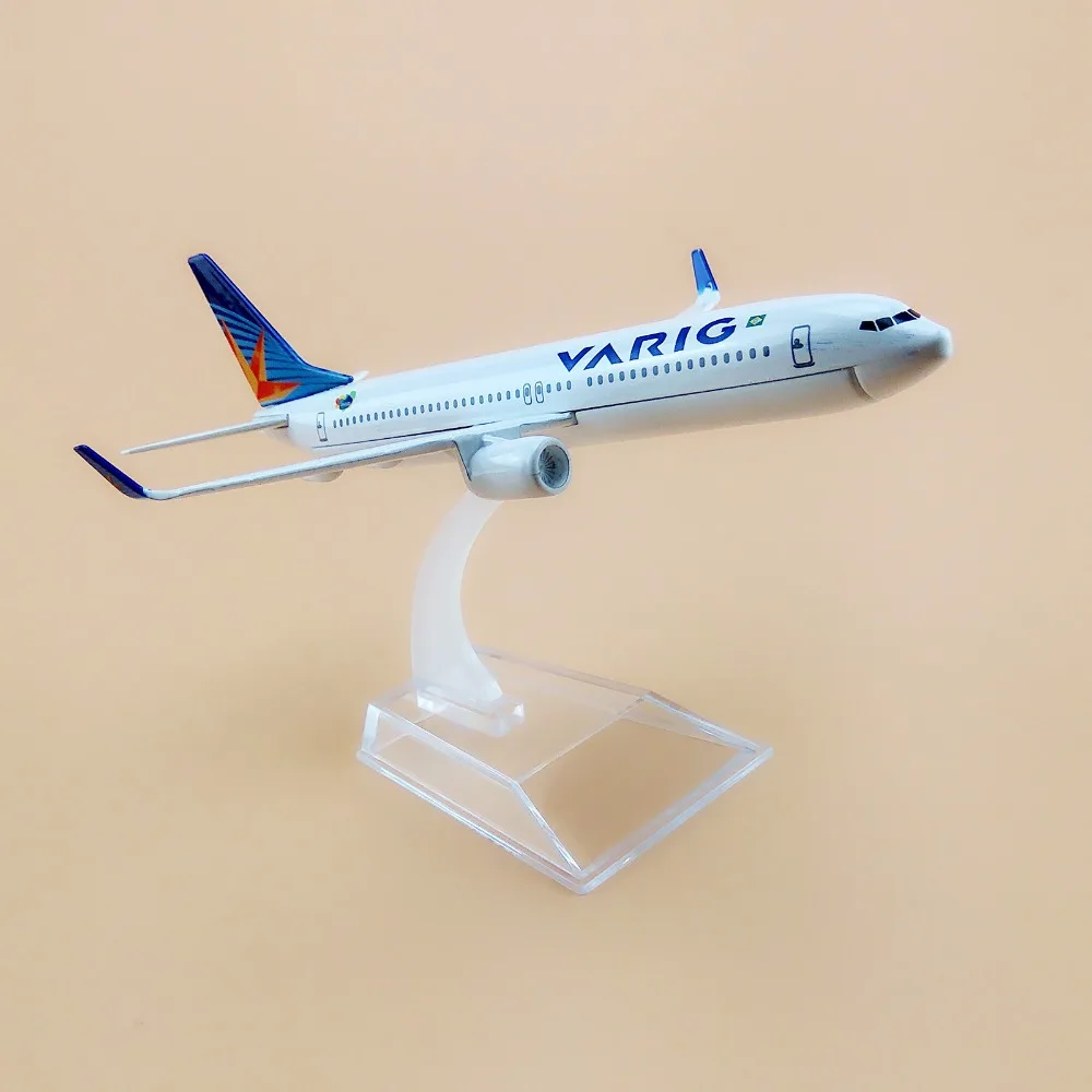 16 см сплав металла воздушный Бразилия Varig Airlines Boeing 737 B737 800 Airways модель самолета
