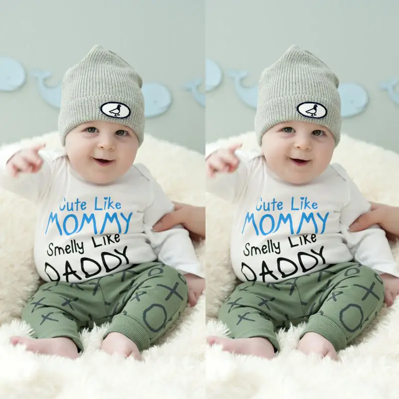 Детский комбинезон с длинным рукавом и надписью на 0 24 м|rompers newborn|baby boy girlromper clothes |
