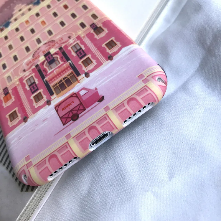 Модный чехол Wes Grand Budapest для Apple iPhone 7 Plus 6 S X Жесткий телефона из ПК Fundas Capa Coque |