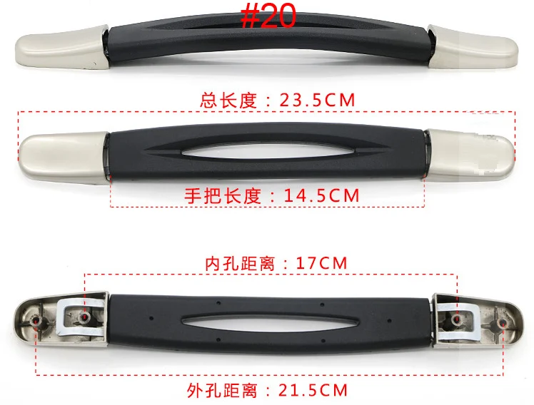 

Высококачественная ручка для багажа, запасные фиксирующие держатели, коробка, ремешок для переноски, аксессуары для ремонта багажа, сменны...