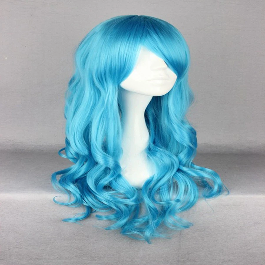 HAIRJOY синтетические волосы на молнии 70 см длинные волнистые Harajuku Лолита косплей парик 18 цветов