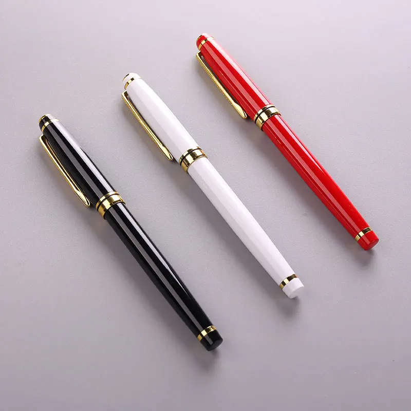 Металлическая ручка для письма 1 шт. Подарочная коробка каллиграфии Офисная