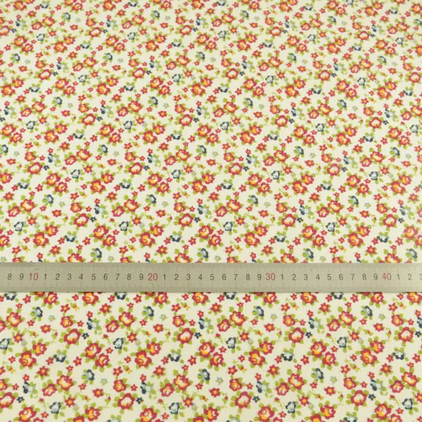 Новое поступление хлопковая ткань с цветочным принтом Лоскутная одежда кукла