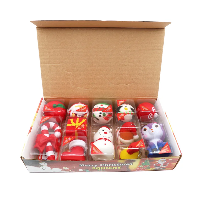 1 Set Christmas toy Антистресс, мягкие рождественские гаджеты, новинка и кляп, игрушки для снятия стресса, антистресс, розыгрыши, сюрприз, подарок - Цвет: 1 Set Christmas toy