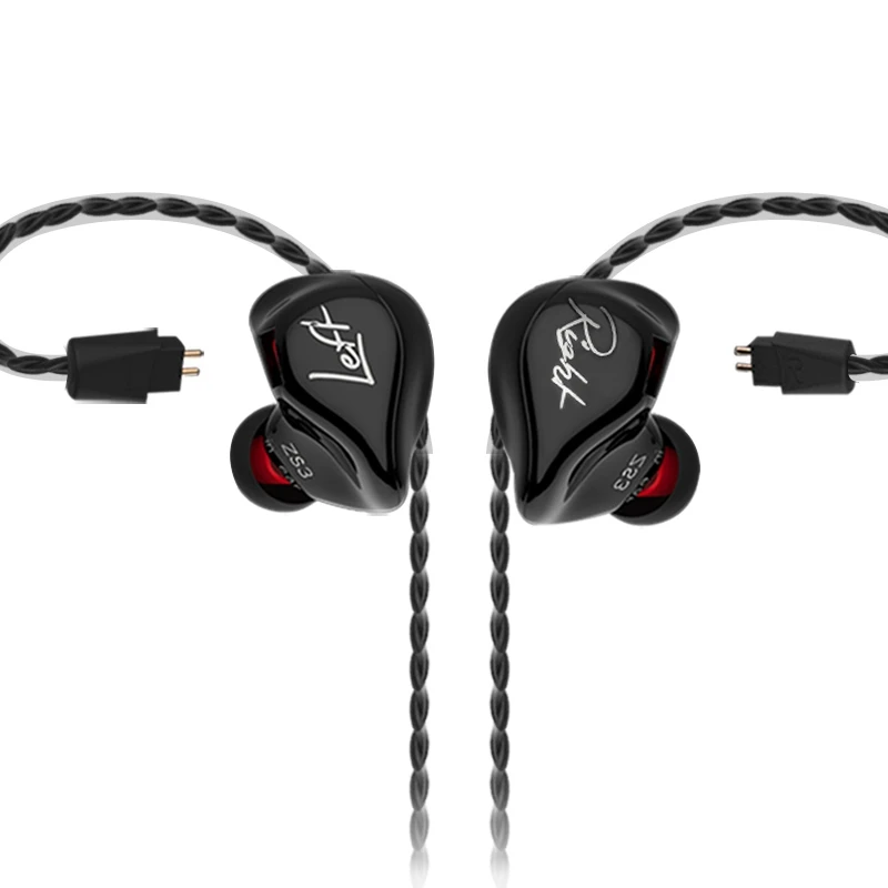 KZ ZS3 проводные наушники цепляющиеся за уши HIFI музыкальные подключаемые тяжелый