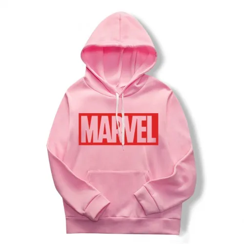 picture color Стильная толстовка marvel с монограммой, одноцветная Повседневная Толстовка с капюшоном, 18 цветов, простой и удобный мужской джемпер - Цвет: picture color