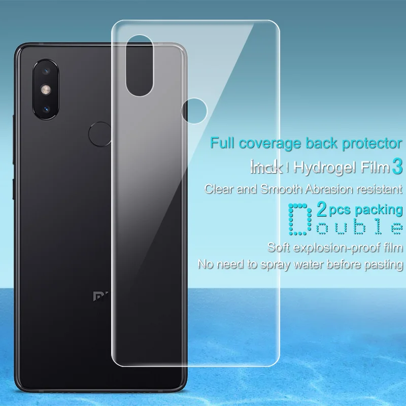 Гидрогелевая пленка Imak Для Xiaomi Mi 8 SE защитная с полным покрытием мягкая Передняя и