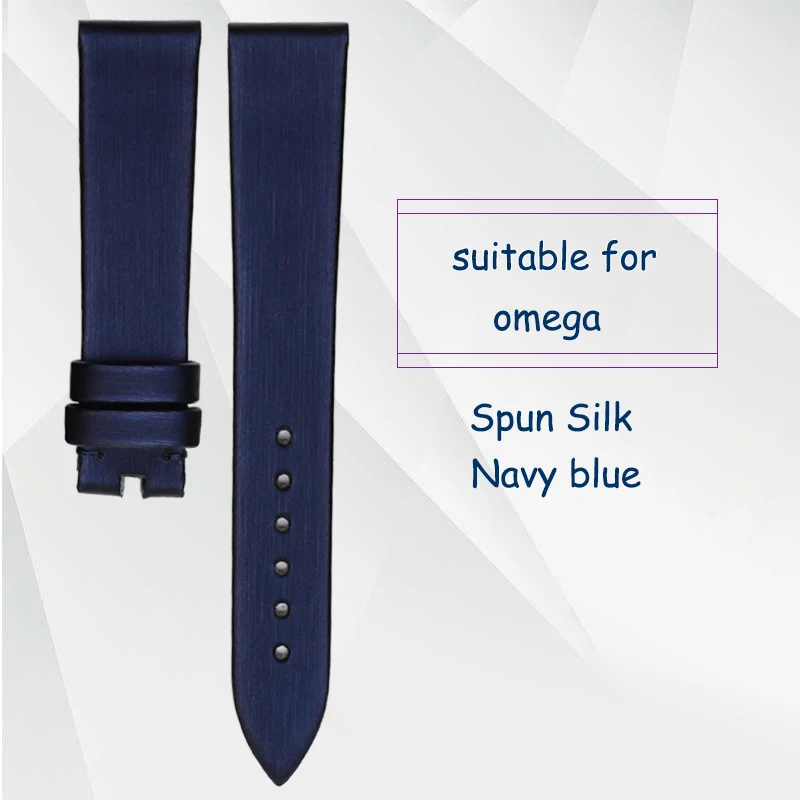 Dark Blue Pesno закрученные шелковые часы Ремешки для наручных часов браслет из натуральной кожи Аксессуары для часов браслет для женщин ремешок для часов - Цвет ремешка: Dark Blue