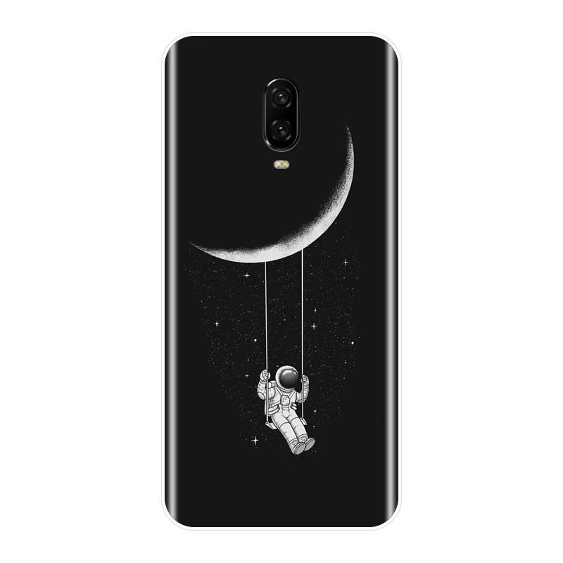 No.5 Мягкий силиконовый чехол для телефона OnePlus 6 6 T 5 5 T 3 3 T Star Moon Космос астронавт забавная крутая задняя крышка для One Plus 3 3 T 5 5 T 6 6 T - Цвет: No.5