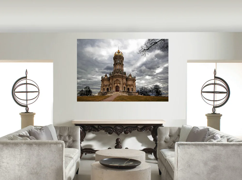 Церковь в дубровицах Московская область Россия Настенная картина картины на