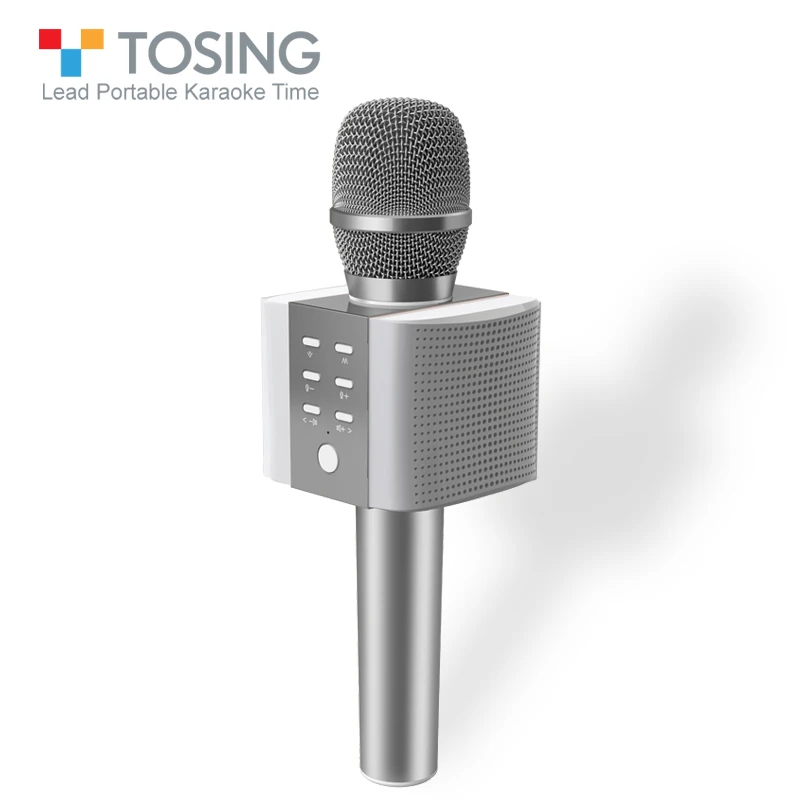 

Tosing 2019 New 009 3 in 1 Handheld Karaoke Microphone with One Button to Remove Original Singsing Function Sing Anytime