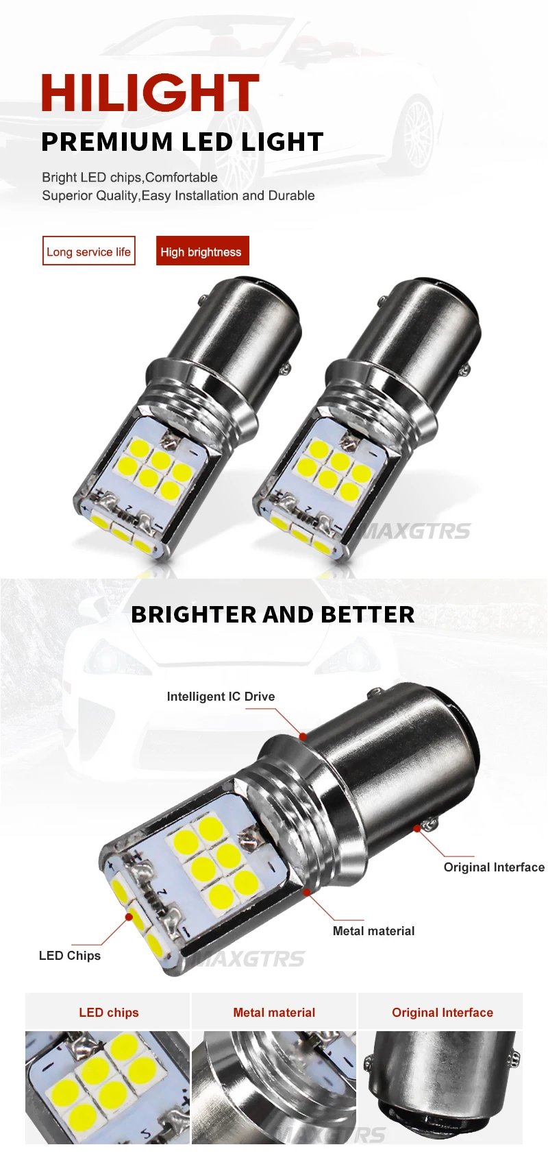 2x со стробоскопической вспышкой для S25 1157 BAY15D P21/5 W светодиодная лампа для автомобиля 15 Smd 3030 стоп-сигнал Задний сигнал стоп Резервное копирование лампы светильник красный, белый