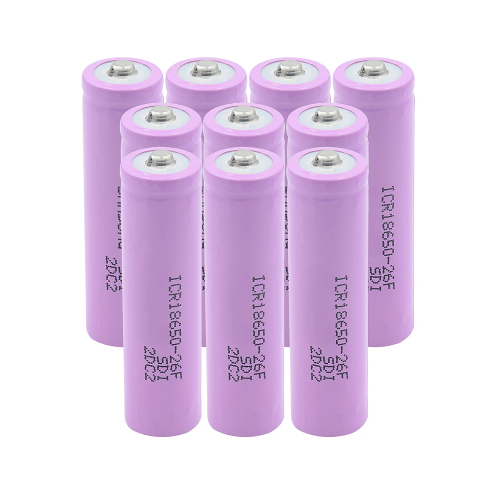 18650 аккумулятор 3,7 V 2600mAh литий высокий ток перезаряжаемый аккумулятор для электронных сигарет для фонариков
