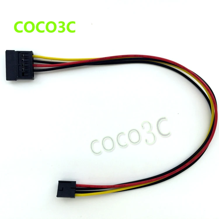 Кабель питания SATA 15-контактный (гнездо)/Mini 4Pin 30 см 10 шт. | Компьютеры и офис