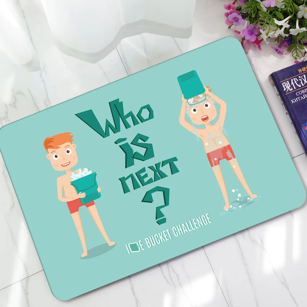 Ковер летние кубики льда современный ковер 3d впитывающие коврики Нескользящие