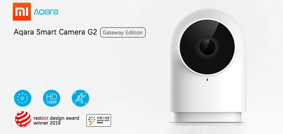 Смарт-Камера Xiaomi Aqara G2 1080P для шлюза, версия Zigbee, связь IP, Wi-Fi, беспроводное Облачное устройство для домашней безопасности