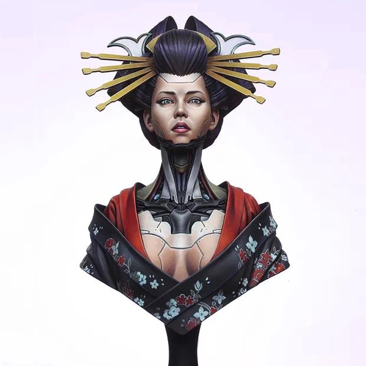 

1:10 Humanoid Mechanical Theme Queen Resin Figure Bust Model X189