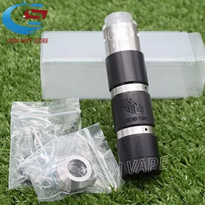 Black Silver Электронная сигарета sob mod комплект 18650 батарея с QP KALI V2 RDA Fatality RDA атомайзер 25 мм vape механический мод для испарителя комплект - Цвет: Black Silver