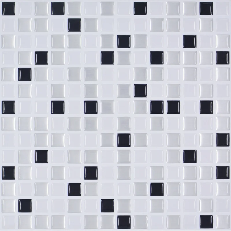 

Hot Self Mosaic Adhesive Simulation tiles Wall Stickers Tile Backsplash Removable Irregular Wall paper sticker