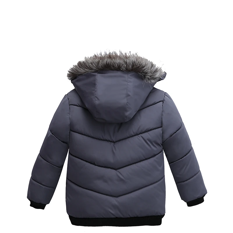 2017 г. Новая модная детская зимняя утепленная куртка пуховик для мальчиков пальто