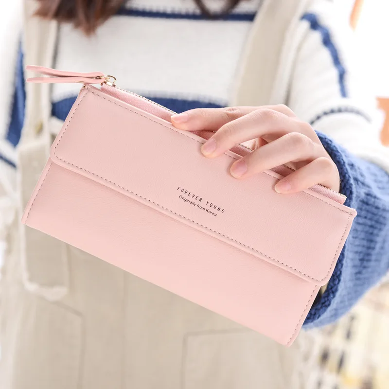 Женские кошельки MONNET CAUTHY классические лаконичные повседневные однотонные винно