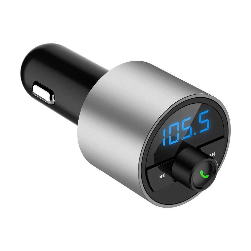 LCAV BT56 беспроводной fm передатчик для радиостанции bluetooth адаптер двойной QC 3 0 usb