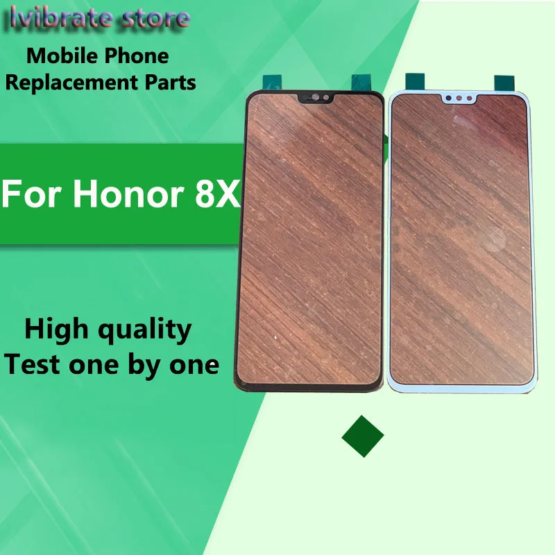 Для Huawei Honor 8X LCD Передний сенсорный экран дигитайзер Внешний стеклянный объектив