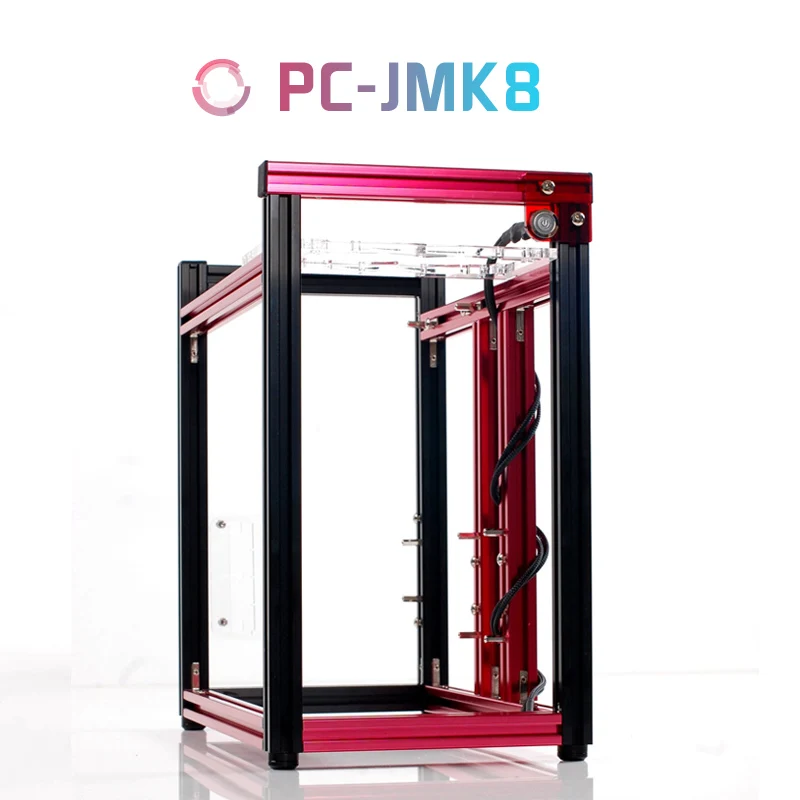 QDIY новый продукт ATX/ Micro ATX алюминиевые строительные блоки DIY вертикальные корпуса