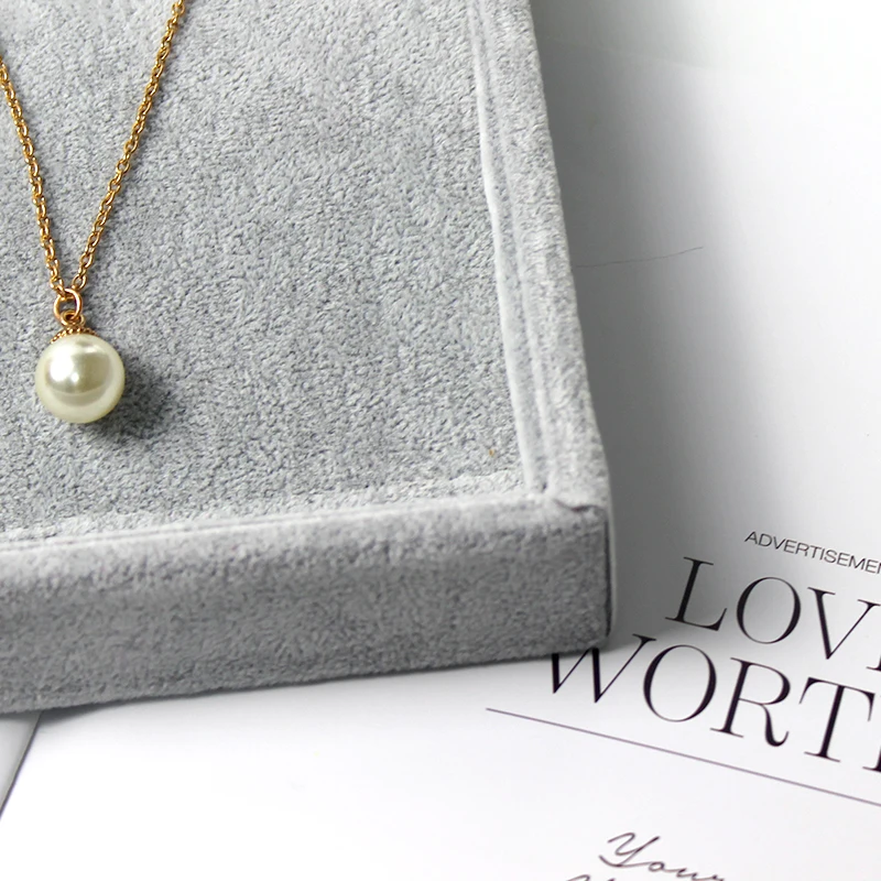 YSUMI серый бархатный браслет ожерелье кулон ручная работа ювелирный лоток