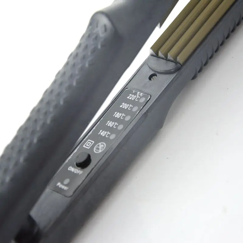 Керамические электронные щипцы для выпрямления волос гофрированные завивки