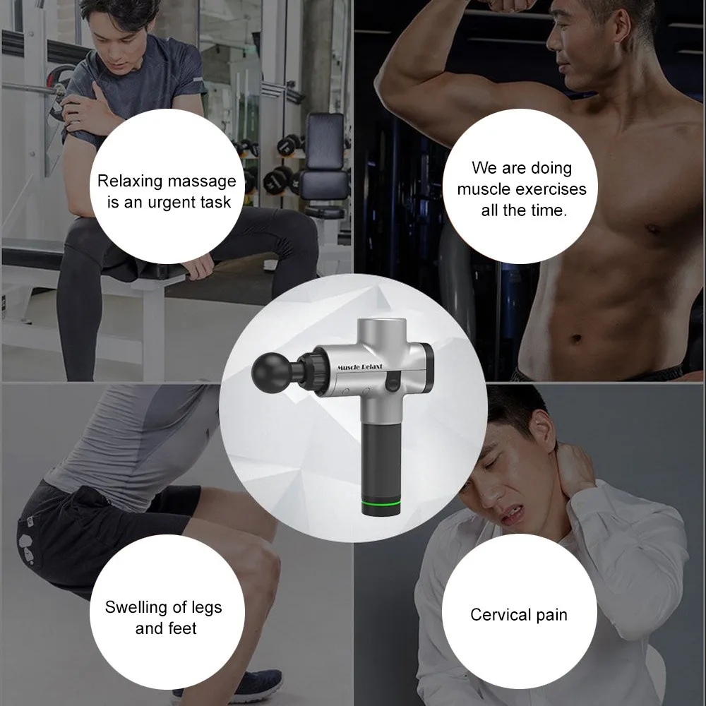 Терапевтический массажный пистолет мышечный массажер управление мышечной болью