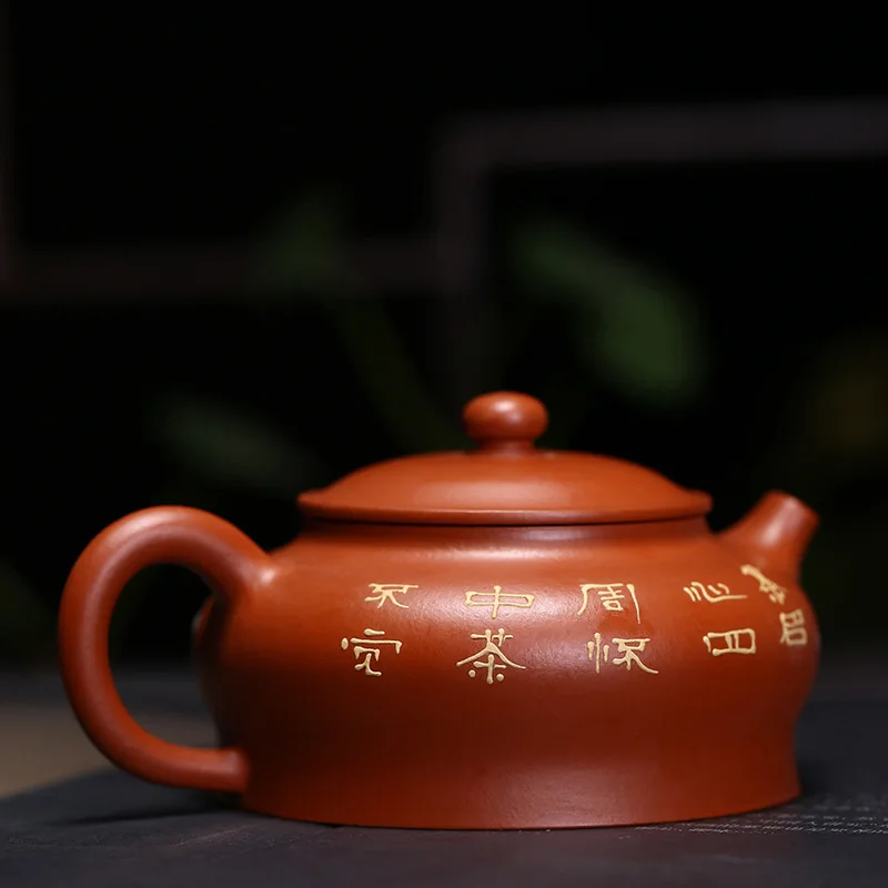 Высококачественный чайник из глины ручная роспись мастеров окрашенный вручную